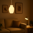 Ver imagem 2 de Lustre Pendente Taschibra Elba Escovado Transparente E27 Bivolt