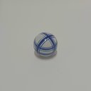 Ver imagem 4 de Adorno Decorativo de Cerâmica Azul 10x10x10cm Enfeite Mesa Estante Sala Aparador