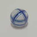 Ver imagem 3 de Adorno Decorativo de Cerâmica Azul 10x10x10cm Enfeite Mesa Estante Sala Aparador
