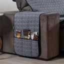 Ver imagem 4 de Protetor de Sofá Retrátil Shield Hipercal 400 Fios Dupla Face 2,40m - Cinza/preto Mr Enxovais Retrat