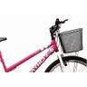 Bicicleta Athor Aro 26 18 Marchas Model com Cestão Rosa - 3