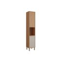Ver imagem 1 de Módulo Cozinha Mgm Divina Paneleiro C/ 2 Portas e 1 Nicho P/ Forno 37 Cm Freijo/off White-mgm