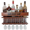 Ver imagem 1 de Barzinho de Parede - Bar Doce Bar - 54x28 - Imbuia