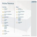Ver imagem 5 de Cama Box Preta + Colchão Queen Size Ortho Pro Firme Espuma D33 Pillow Paparazzi 158x198x70cm
