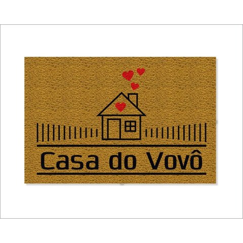 Tapete Capacho Casa do Vovô