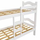 Ver imagem 4 de Beliche Solteiro 100% MDF com Grade de Segurança Absolut Yescasa Branco