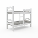 Ver imagem 2 de Beliche Solteiro 100% MDF com Grade de Segurança Absolut Branco