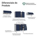 Ver imagem 4 de Armário de Cozinha Completa 280 Cm Vik Madesa 01 Branco/azul