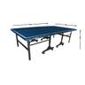 Tenis de Mesa Oficial 30mm Mdf Paredao em Ferro Tubular - 4