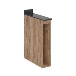 Balcão Porta Toalha Kali Premium Carvalho com Tampo MDF 25mm - Nicioli - 1