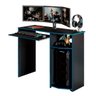 Escrivaninha Mesa Gamer Computador Notebook Estudo Trabalho:preto e Azul - 4