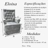 Poltrona Amamentação com Balanço Eloisa para Sala e Quarto - Decor Loppes Tm 702 - 3