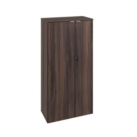 Armário Alto Fechado com 02 Portas 161,5x80x42cm Wlaf80 Nogal - Branco