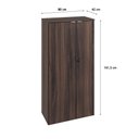 Ver imagem 6 de Armário Alto Fechado com 02 Portas 161,5x80x42cm Wlaf80 Nogal - Branco