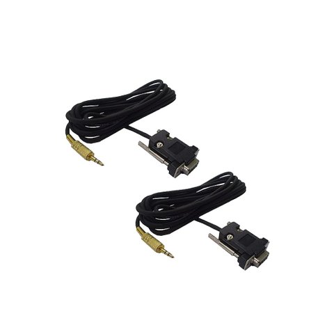 Kit 2 Cabo Crs-60 Comunicação P2 Db9 Rs-232 Fêmea Utilizado Diversos Equipamentos Ldr Tgd Htr Instru