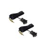 Kit 2 Cabo Crs-60 Comunicação P2 Db9 Rs-232 Fêmea Utilizado Diversos Equipamentos Ldr Tgd Htr Instru - 1