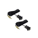 Ver imagem 1 de Kit 2 Cabo Crs-60 Comunicação P2 Db9 Rs-232 Fêmea Utilizado Diversos Equipamentos Ldr Tgd Htr Instru