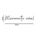 Ver imagem 4 de Kit de Adesivos Studio Pilates Frase Movimento Cura Silhuetas Fisioterapeuta