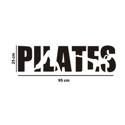 Kit de Adesivos Studio Pilates Frase Movimento Cura Silhuetas Fisioterapeuta - 5