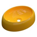 Ver imagem 1 de Cuba Pia De Apoio Para Banheiro Oval Capri Amarelo Mpozenato