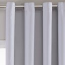 Ver imagem 3 de Cortina Tecido Blackout Branca 280x230cm para Varão