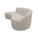 Ver imagem 7 de Sofá Mavie Curvo 3 Lugares com Chaise 180cm Off White Sofá Home