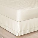 Ver imagem 1 de Saia para Cama Box Casal Padrão Ponto Palito 1 Peça Palha