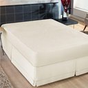 Ver imagem 2 de Saia para Cama Box Casal Padrão Ponto Palito 1 Peça Palha