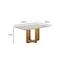 Ver imagem 2 de Conjunto Sala de Jantar Mesa com 4 Cadeiras Madeira Maciça Prada Linho Móveis Mix