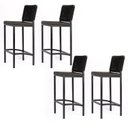 Ver imagem 1 de Kit 4 Banqueta Zola – Corda Náutica Preta