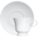 Ver imagem 1 de Xícara de Chá com Pires Porcelana Germer Branco 190ml Relevo Cottage Avulsa