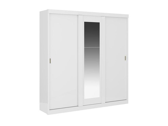 Guarda Roupa Montana 3 Portas Branco Moveis Carraro - 2