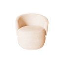 Ver imagem 6 de Kit Namoradeira + 2 Poltronas Decorativa Beatriz Orgânica Couro Bege