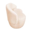 Ver imagem 4 de Kit Namoradeira + 2 Poltronas Decorativa Beatriz Orgânica Couro Bege