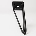 Ver imagem 6 de Kit 04 Pés Hairpin Legs 15cm Aramado de Aço Triplo para Móveis e Estofados - Abmaza