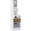 Ver imagem 6 de Guarda Roupa Solteiro Modulado Cp05 Taiga Branco/avelã L01 - Mpozenato