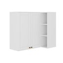 Ver imagem 1 de Armário de Cozinha Modulado Bella 2604 Canto Reto C/ 2 Portas 94cm Branco - Carraro