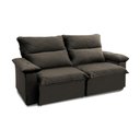 Ver imagem 5 de Sofá Retrátil Reclinável Paris 200cm Suede Velut com Molas Ensacadas - King House