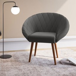 Poltrona Decorativa Viena em Veludo Just Time - 2