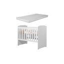 Ver imagem 1 de Berço Multifuncional 3x1- Berço/cama/sofa + Mosquiteiro 100% Mdf- Carinho C/ Colchão - Tigus Baby