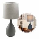 Ver imagem 3 de Abajur Luminária de Mesa Moderno C/ Cúpula Tecido Dct00540d Sindora St3097