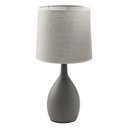 Ver imagem 4 de Abajur Luminária de Mesa Moderno C/ Cúpula Tecido Dct00540d Sindora St3097