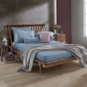 Ver imagem 1 de Lençol Solteiro Plush Inove Liso 88x188 cm Azul Céu Hedrons