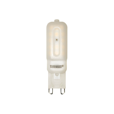 Kit 10 Lâmpadas Led Taschibra G9 Bipino 2,5w Leitosa 2700k 220v
