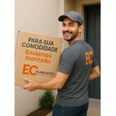 Ver imagem 5 de Nicho com 2 Prateleiras em U + 1 Nicho Colmeia Mdf Preto