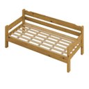 Ver imagem 1 de Sofa Cama de Madeira Maciça Cor Nogueira