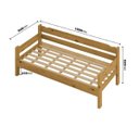 Ver imagem 2 de Sofa Cama de Madeira Maciça Cor Nogueira