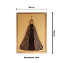 Ver imagem 2 de Quadro Painel Nossa Senhora Madeira Nobre em Alto Relevo Artesanal