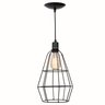 Pendente Trio Aramado Poptem veneza com lâmpada st58 127v preto - 3