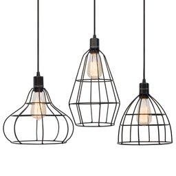 Pendente Trio Aramado Poptem veneza com lâmpada st58 127v preto - 5